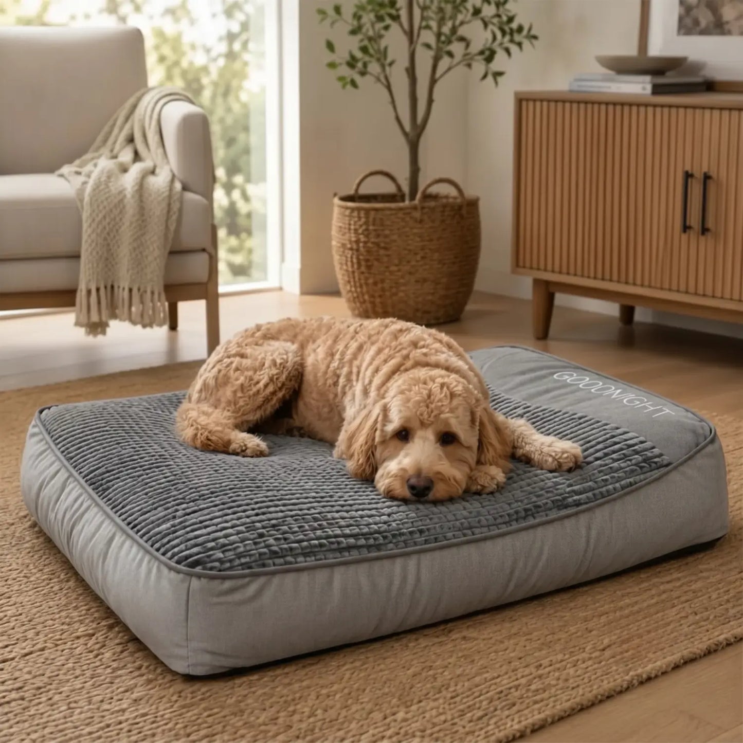 MrFluffyFriend™ - Luxury Calming Dog Cushion